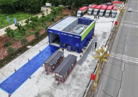 云南省楚雄彝族自治州元谋重卡换电站项目建成运