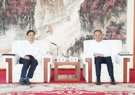 中国能建倪真与江苏常州市委副书记、市长周伟会谈
