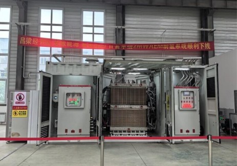 山西吕梁经开区绿电离网制氢项目成功试车