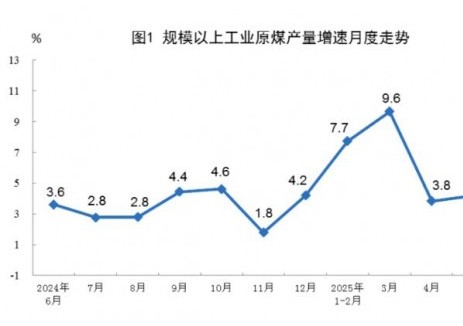 2025年6月份能源生产情况