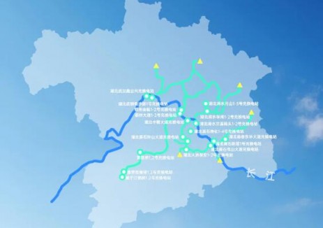 湖北鄂东22 站，启源补能网可支撑千万吨砂石运输