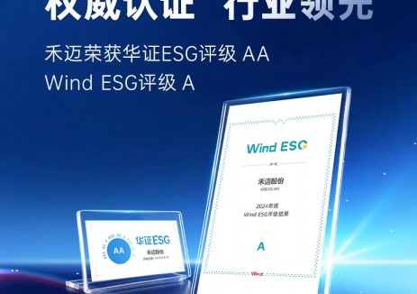 权威认证，行业领先 | 禾迈荣获华证ESG评级AA，Wi