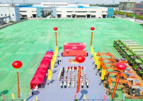 中国能建建筑集团承建的合肥美亚光电联合厂房项