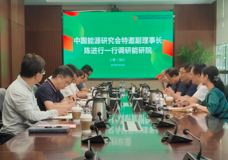 谈及生物质技术！中国能源研究会特邀副理事长陈进行一行调研能研院