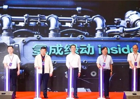 国内首台氢内燃机发电机组投入商业运营