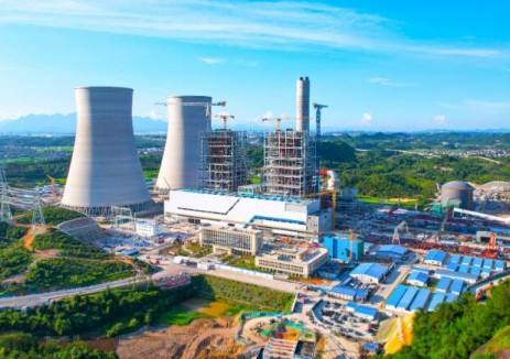 中国能建建筑集团承建的江西上饶电厂一日内完成两