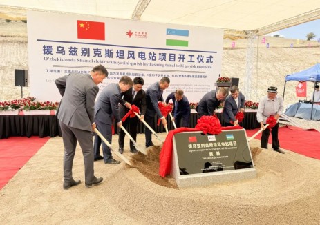开工！中国援乌兹别克斯坦风电站项目