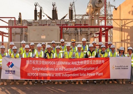 中国电建国际公司承建项目刷新沙特大型光伏建设速度