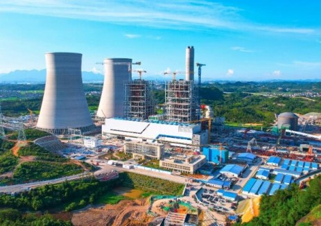 中国能建建筑集团承建的<em>江西</em>上饶电厂一日内完成两大节点