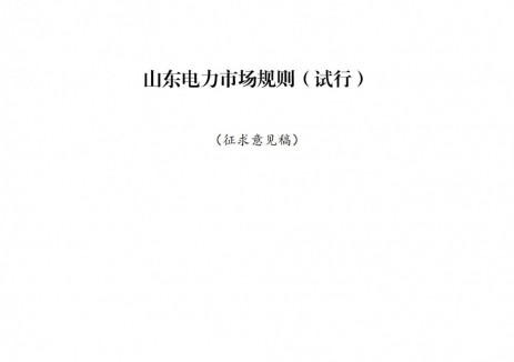 山东电力市场新规：新能源配储报价报量参与现货