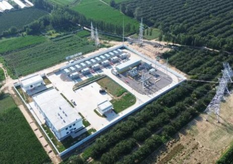 许继集团承建的巨鹿100MW风电项目首批风机并网投运