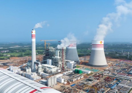 中国能建安徽电建二公司承建的江西赣能上高2×100