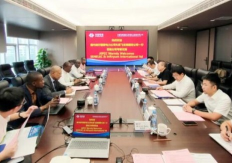 江西电建公司与塞内加尔国家电力公司进行座谈交流