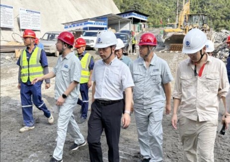 三峡建工党委副书记张军仁一行到湖南攸县抽水蓄能