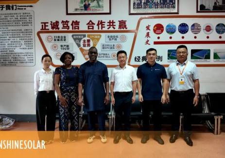 贝宁驻华大使一行访问正信光电，探寻绿色能源合作