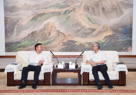 张彦军会见中国电信总经理刘桂清