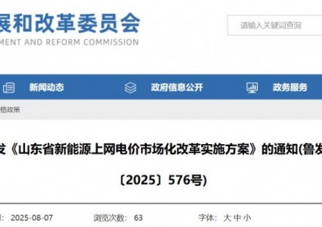 山东“136号文”正式下发：机制电价存量项目0.3