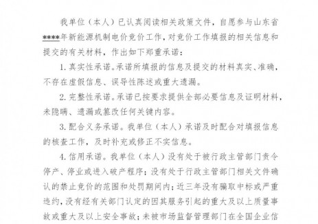 山东机制电价竞价实施细则：0.123元≤光伏≤0.35
