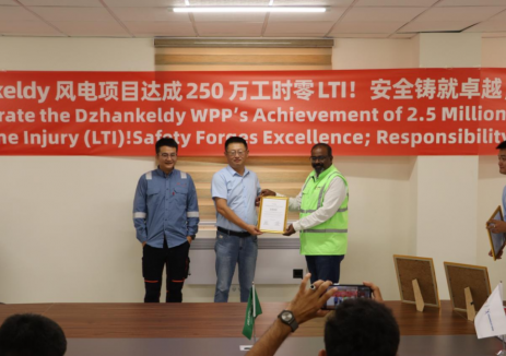 乌兹别克斯坦布哈拉风电项目赞克尔迪风场实现“25