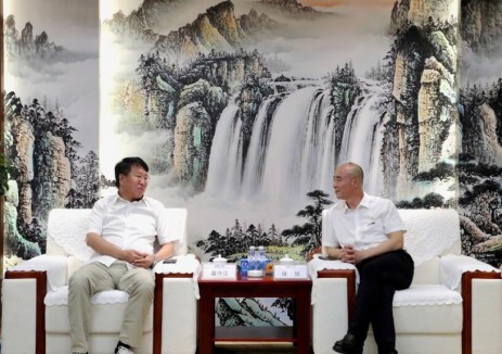 寇斌与中国能源建设集团投资有限公司河南分公司执行总经理温守江会谈
