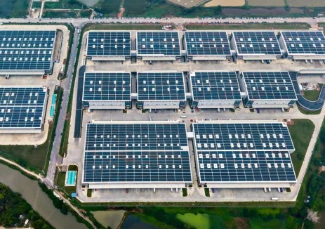 清源科技分布式光伏支架解决方案助力京东物流园绿色转型
