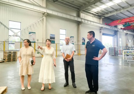 滁州市南谯区金硕区长到访安徽凯撒新能源，共探光