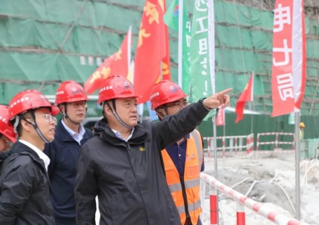 中国安能李鸿均赴重庆公司旭龙水电站项目检查指导