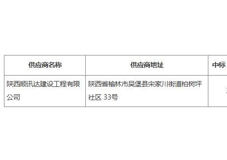 中标 | 陕西省榆林市吴堡县新能源充电桩项目中标