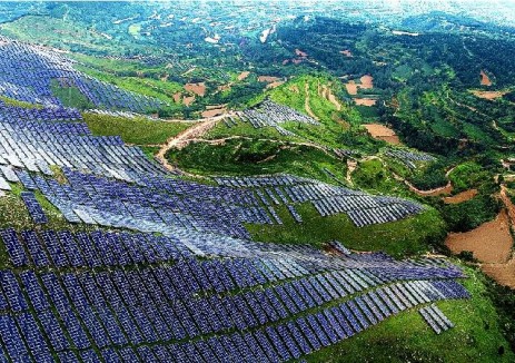 国家电投上海电力平陆才辰光伏电站智慧化场站完成建设