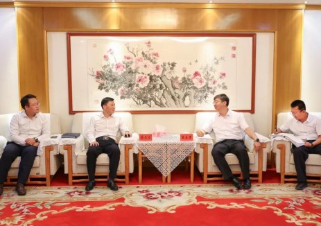 上海电力设计院有限公司蔡光宗拜会酒泉市委书记王立奇