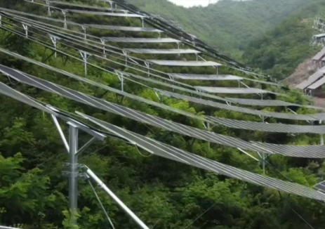 解锁山地光伏新可能！晨科柔性支架赋能承德200MW农光