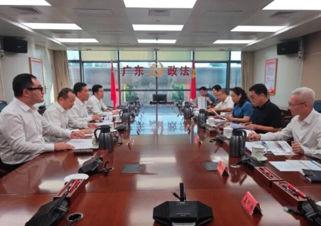 广东省委常委、政法委书记袁古洁会见张传卫，推进海洋产业集群化建设