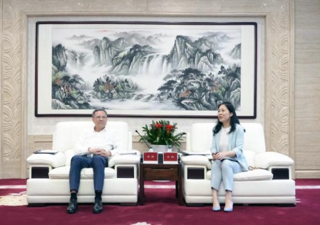 中国能建倪真与京东集团CEO许冉会谈