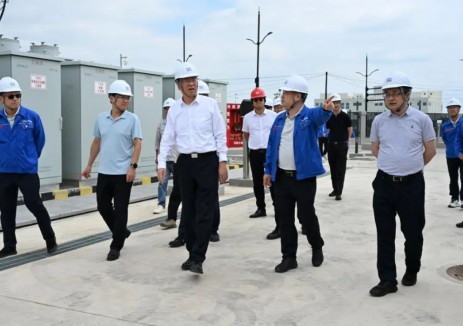 李新生到中国能建中电工程庆阳公司调研