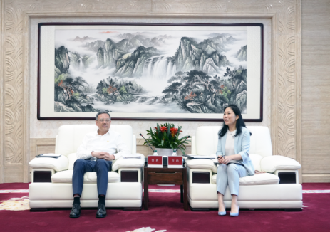 倪真与京东集团CEO许冉会谈