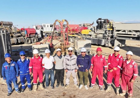 中曼哈萨克斯坦坚戈油田22H-03井分段压裂施工圆满成功