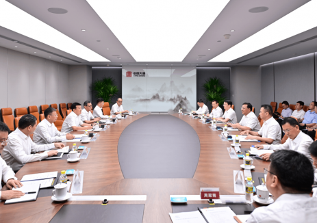 吕军与中国铁建董事长戴和根会谈