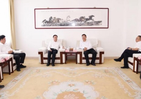 王伟光拜会内蒙古乌兰察布市委副书记、市长刘海泉