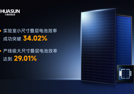 34.02%！华晟再创钙钛矿叠层电池效率新高！