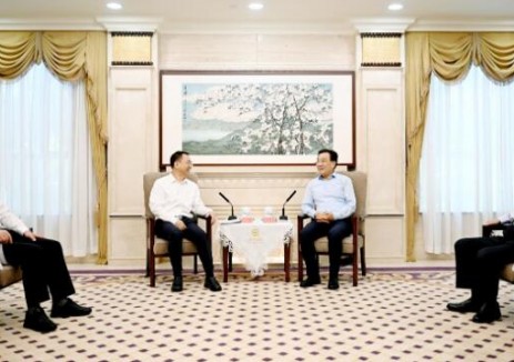 邹磊冯来法拜会江苏省委书记信长星、省长许昆林