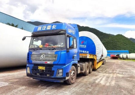 华能会理白岩风电项目塔筒顺利完成发货