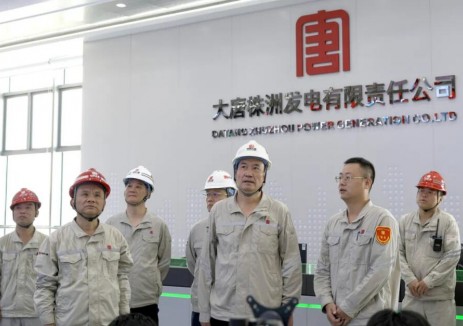 刘学东吴利民到株洲百万煤电项目调研督导工作