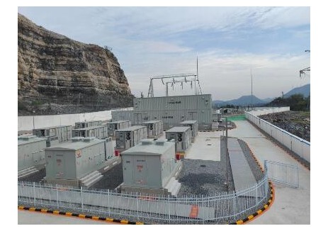 中国能建东电三公司承建的河北保定满城200兆瓦光伏发电项目升压站建成
