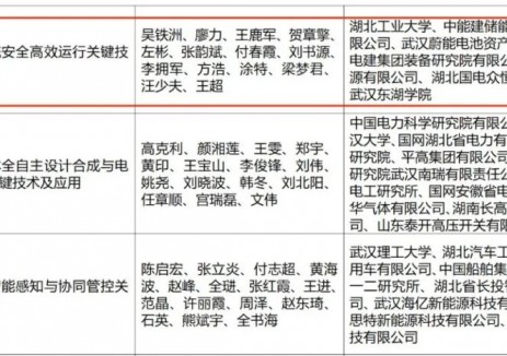 中储科技储能相关技术荣获湖北省科学技术进步奖一等奖