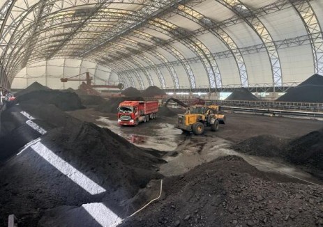 川煤集團高興配儲煤基地8月火車(chē)煤接卸超7萬(wàn)噸