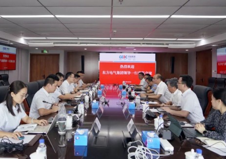 围绕地热发电等领域，中国能建数科集团与东方电气集团座谈交流