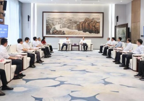 江投集团总经理曾昭和一行到陕煤集团座谈交流