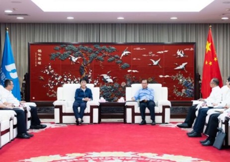 江毅与山西省副省长赵红严举行会谈