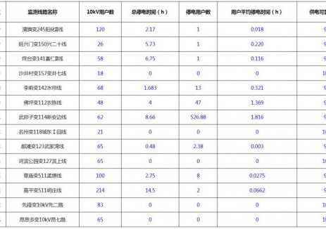 西北能源监管局2025年8月供电“两率”定点监测情况