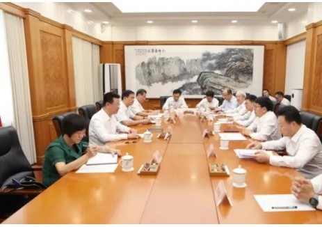 廖家生与广西壮族自治区政府副主席胡帆举行工作会谈